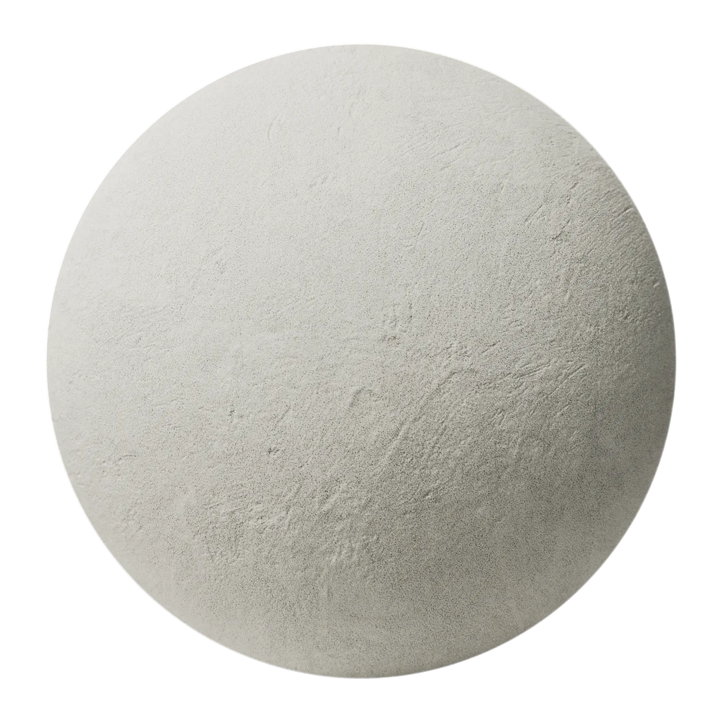 Rough English Stucco Plaster PBR Texture - Sphere Swatch Preview | Superellipse