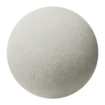 Rough English Stucco Plaster PBR Texture - Sphere Swatch Preview | Superellipse