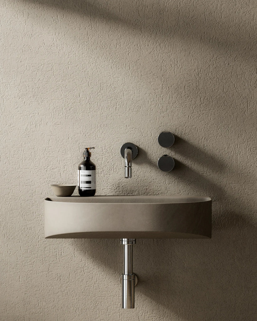 Taupe Custom Finish Stucco Plaster PBR Texture - Example Scene Visualization | Superellipse