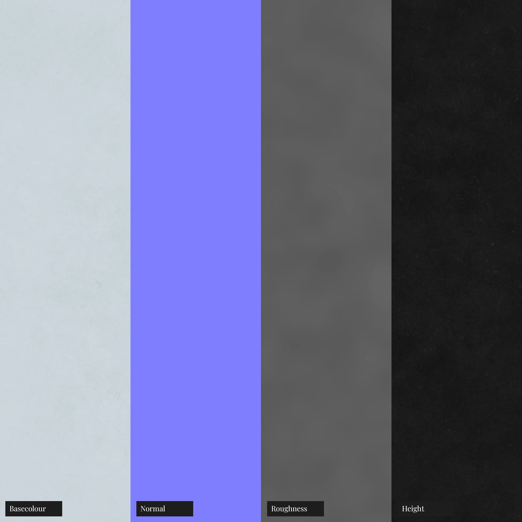 Polished As Cast Zinc Metal PBR Texture - Example Scene Visualization | Superellipse