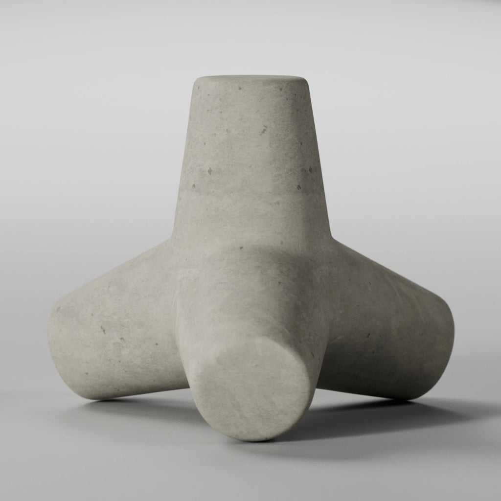 Rough Cast Concrete PBR Texture - Example Scene Visualization | Superellipse