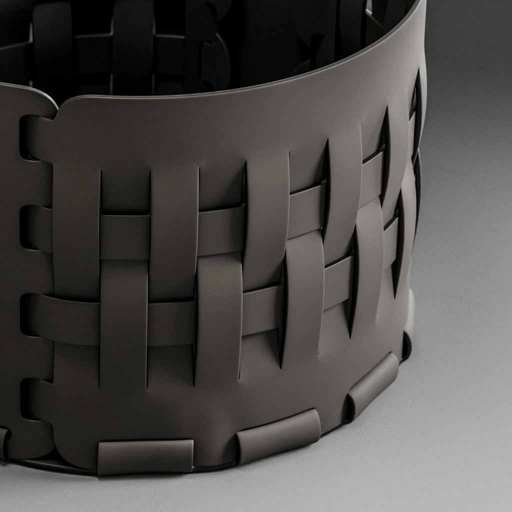 Faux Leather Fine Grain Anthracite PBR Texture - Example Scene Visualization | Superellipse