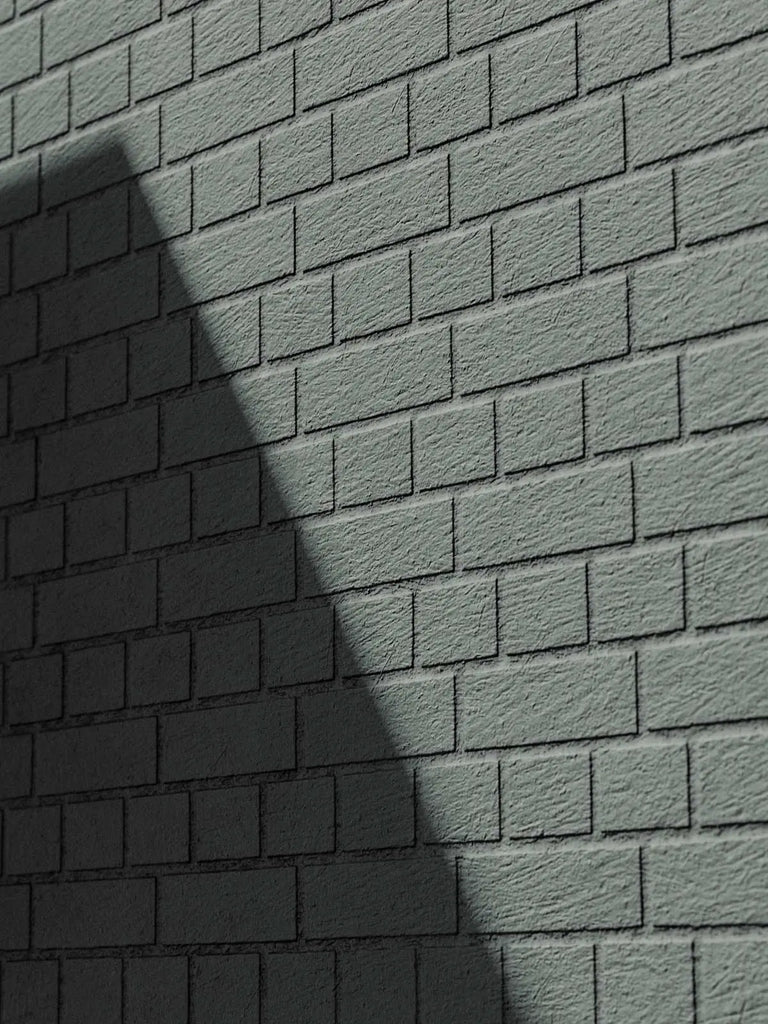 Contemporary Painted Brick Manor Grey PBR Texture - Example Scene Visualization | Superellipse