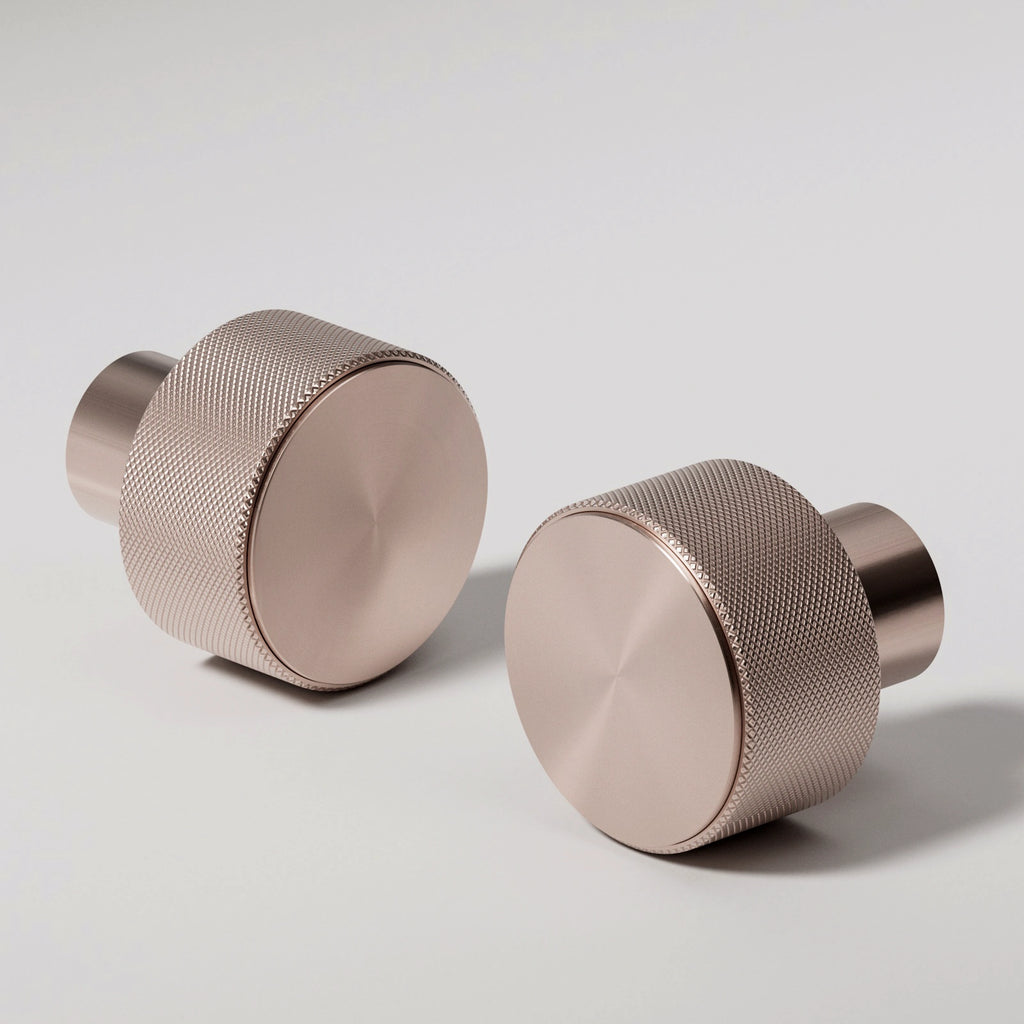 Diamond Concave Knurled Copper Metal PBR Texture - Example Scene Visualization | Superellipse