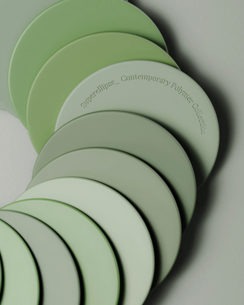 Forrest Green Matte Finish Plastic PBR Texture - Example Scene Visualization | Superellipse