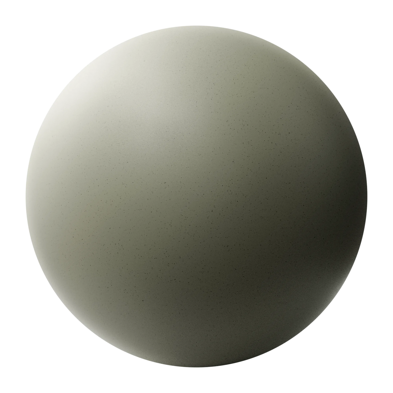 Speckled Olive Green Plastic PBR Texture - Sphere Swatch Preview | Superellipse