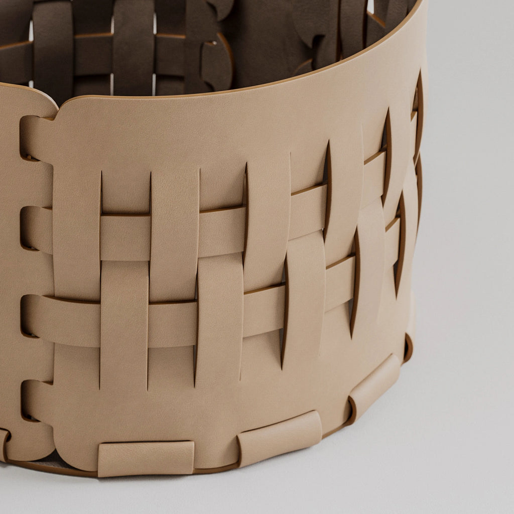 Top Grain Nubuck Leather Camel Brown PBR Texture - Example Scene Visualization | Superellipse