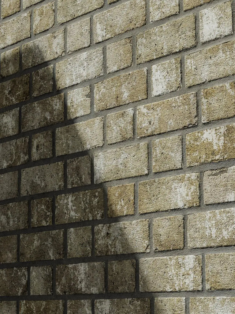 Rustic Cottage Flemish Bond Buff Brick PBR Texture - Example Scene Visualization | Superellipse