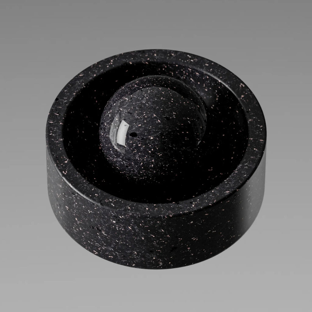 Star Galaxy Black Polished Granite Slab PBR Texture - Example Scene Visualization | Superellipse