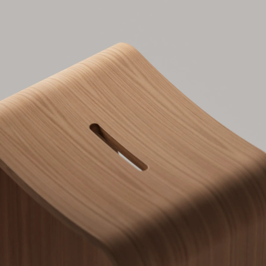 Red Oak Book Matched Veneer Wood PBR Texture - Example Scene Visualization | Superellipse