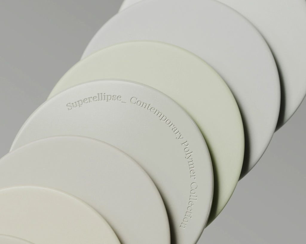 Off White High Gloss Finish Plastic PBR Texture - Example Scene Visualization | Superellipse