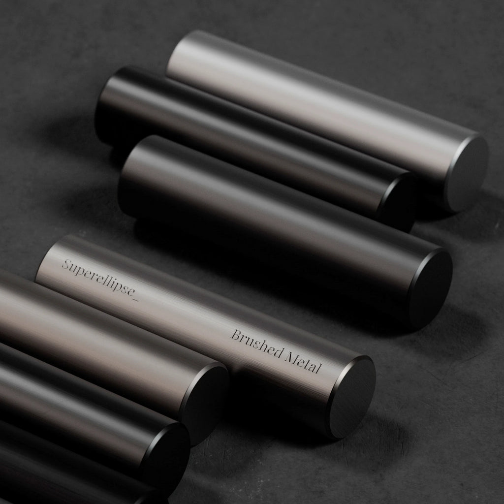 Rough Brushed Steel Metal PBR Texture - Example Scene Visualization | Superellipse