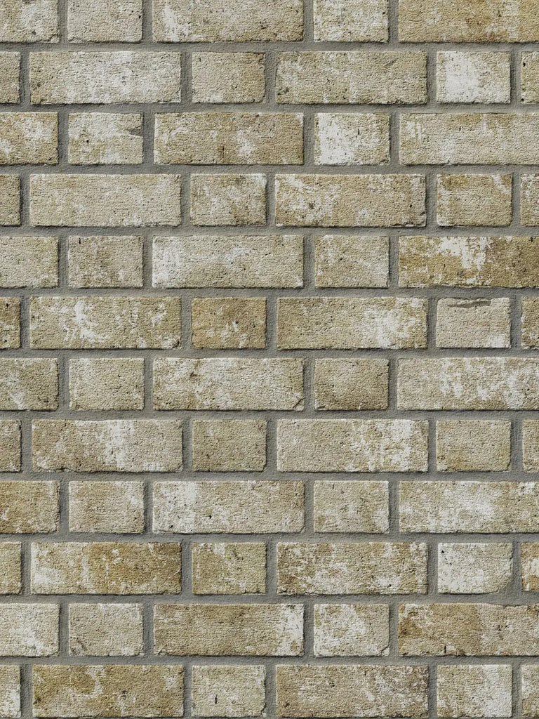 Rustic Cottage Flemish Bond Buff Brick PBR Texture - Example Scene Visualization | Superellipse