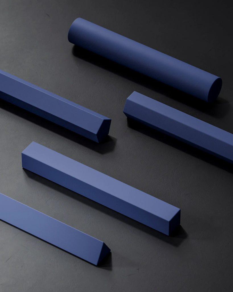 Drawing Room Blue Matte Finish Plastic PBR Texture - Example Scene Visualization | Superellipse