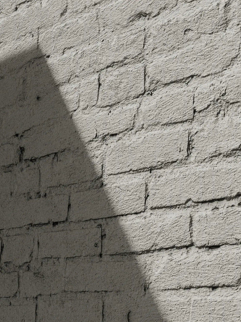 Rustic Painted Brick Shaded White PBR Texture - Example Scene Visualization | Superellipse