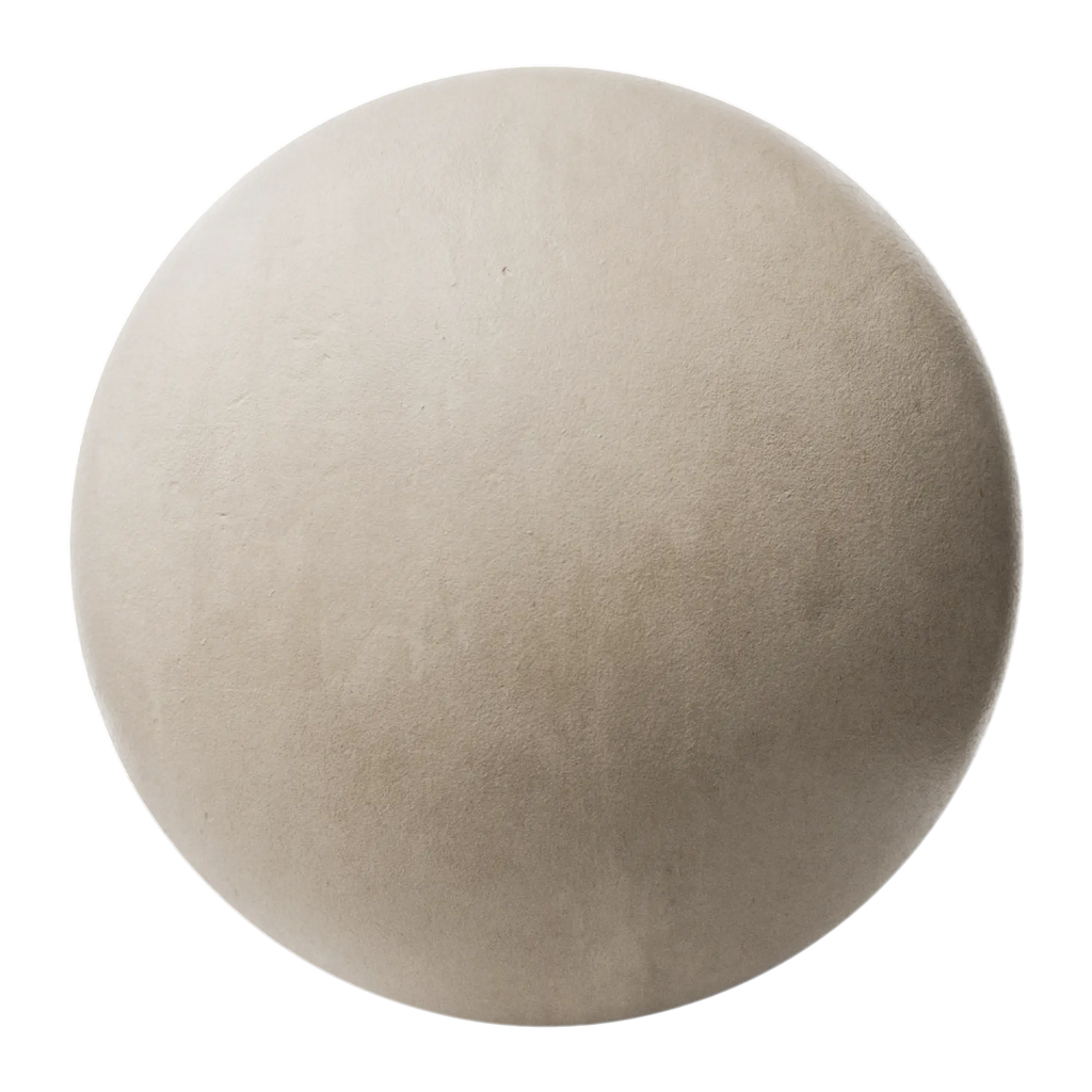 Moroccan Tadelakt Plaster PBR Texture - Sphere Swatch Preview | Superellipse