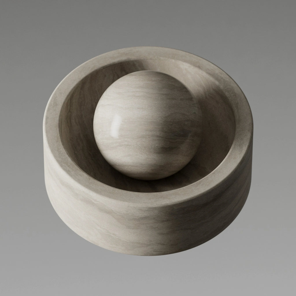 Honed Travertine 02 PBR Texture - Example Scene Visualization | Superellipse