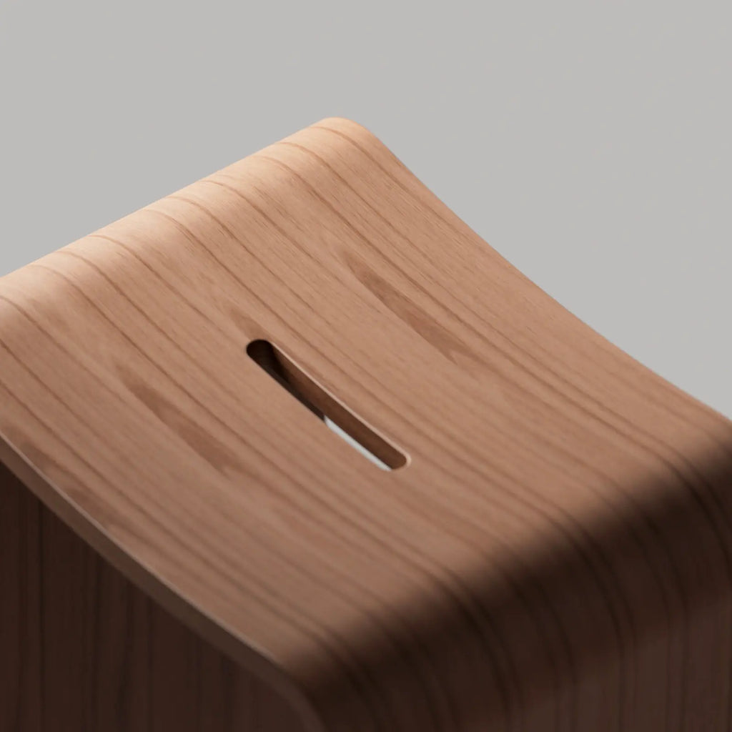 Mahogany Slip Matched Veneer Wood PBR Texture - Example Scene Visualization | Superellipse