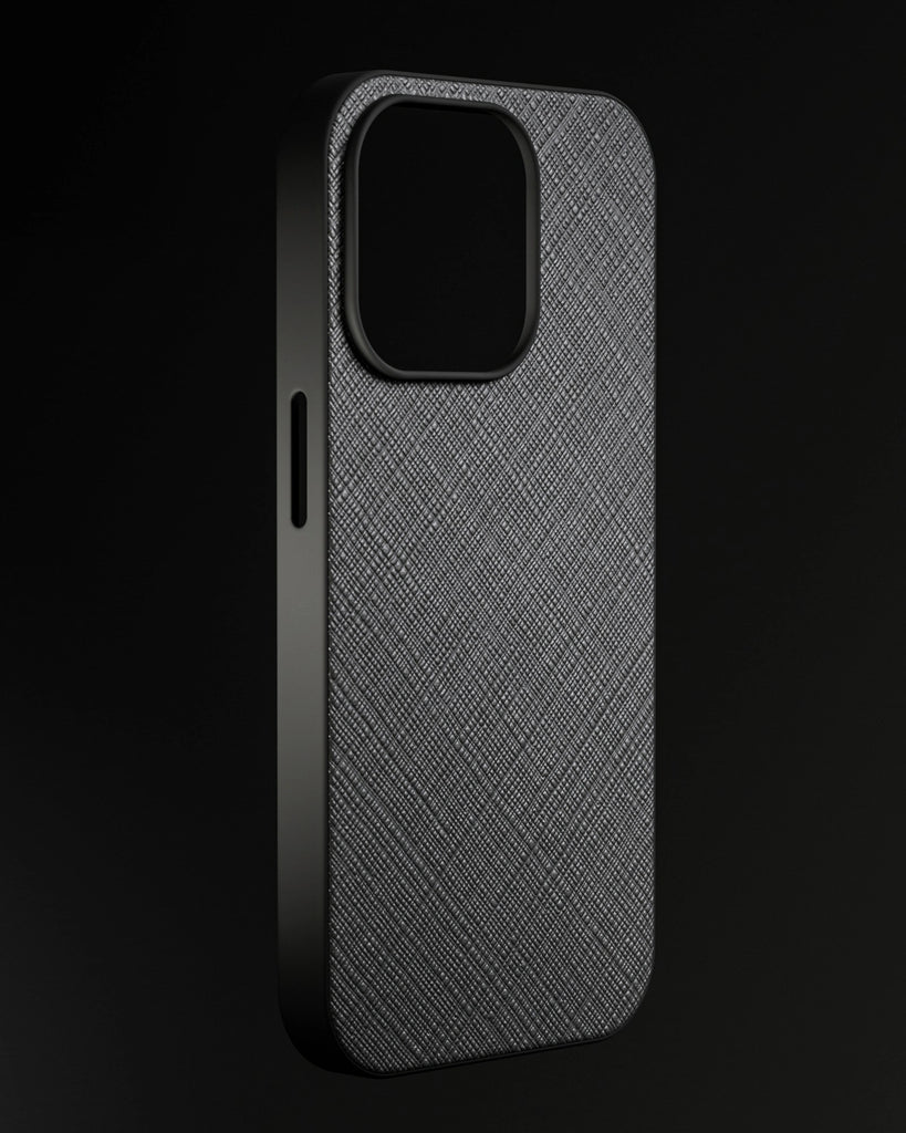 Saffiano Leather Dusk Grey PBR Texture - Example Scene Visualization | Superellipse