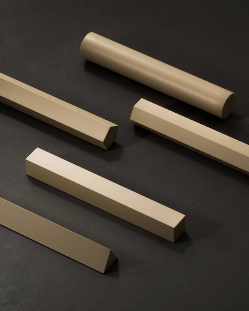 Muted Beige Powdercoated Aluminium Metal PBR Texture - Example Scene Visualization | Superellipse