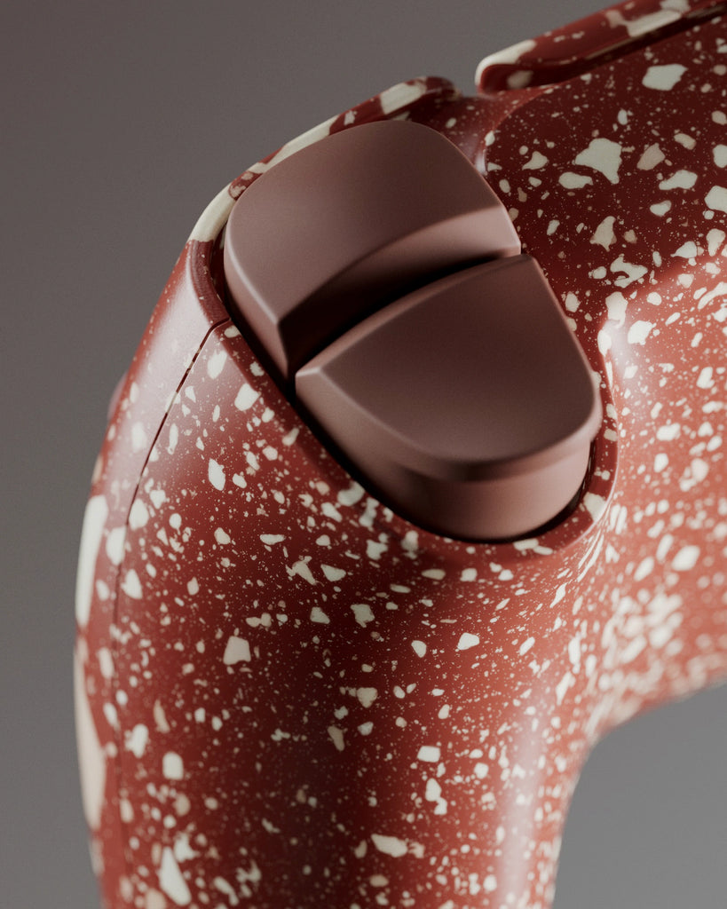Rich Red Terrazzo Plastic PBR Texture - Example Scene Visualization | Superellipse