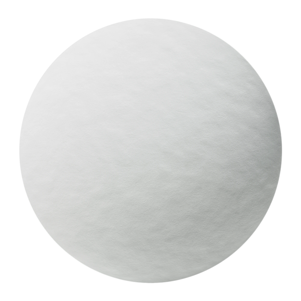 Macro Embossed Recycled White Paper PBR Texture - Sphere Swatch Preview | Superellipse