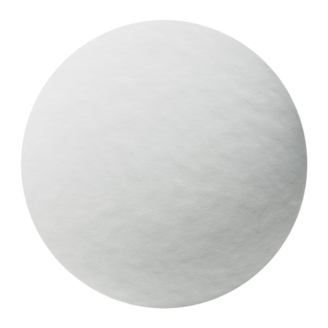 Macro Embossed Recycled White Paper PBR Texture - Sphere Swatch Preview | Superellipse