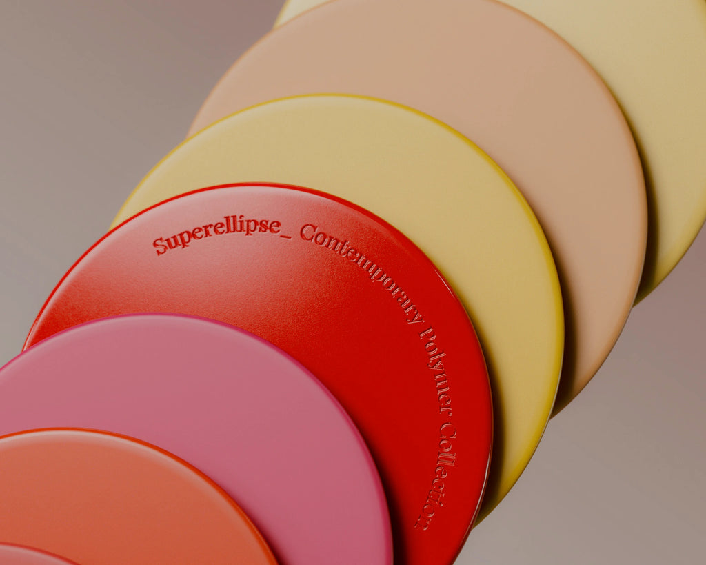 Cherry Red High Gloss Finish Plastic PBR Texture - Example Scene Visualization | Superellipse