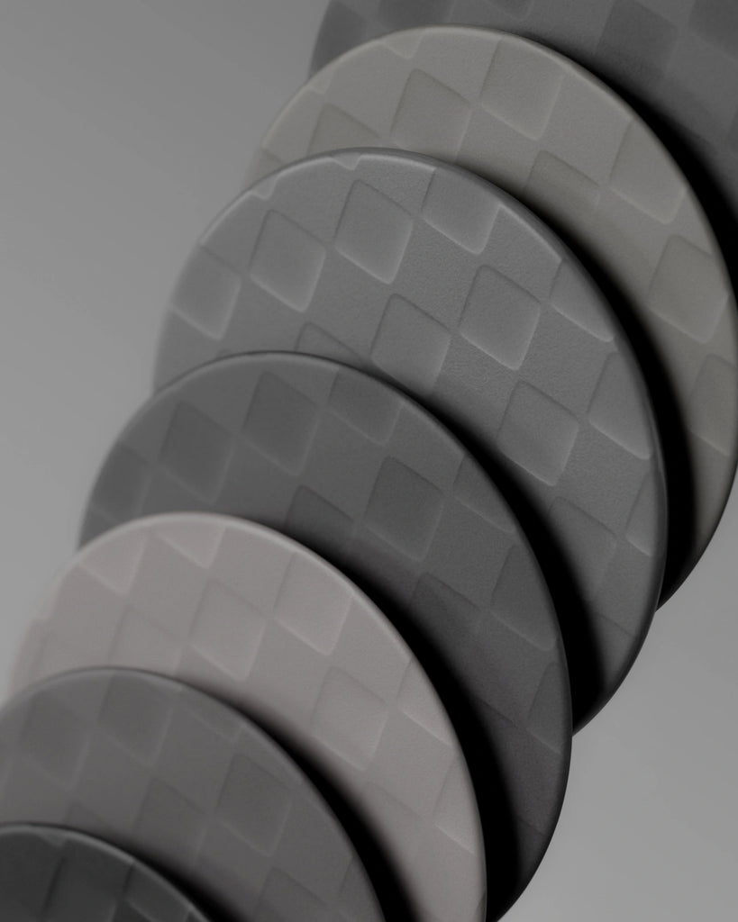 Soft Square Debossed Plastic PBR Texture - Example Scene Visualization | Superellipse