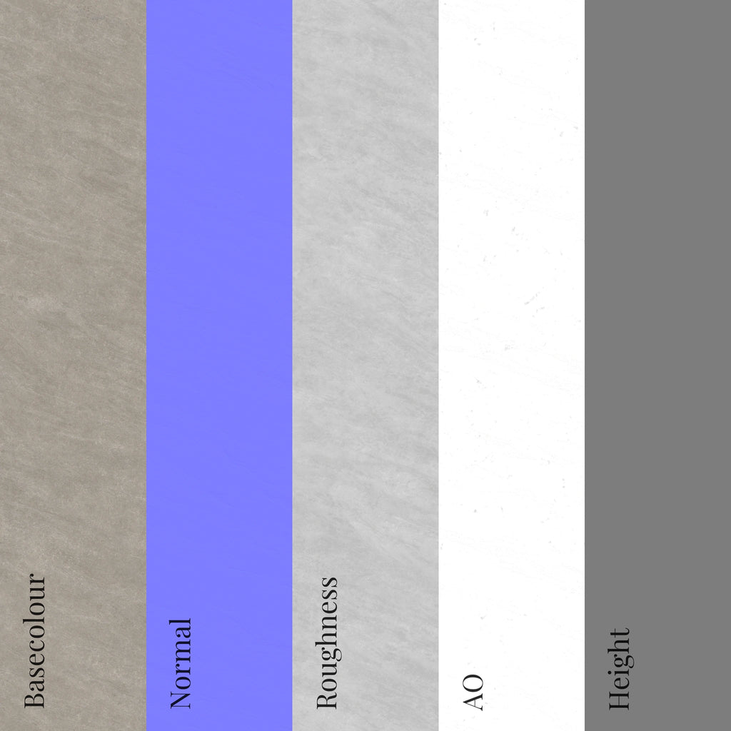 Natural Sandstone Honed PBR Texture - Example Scene Visualization | Superellipse