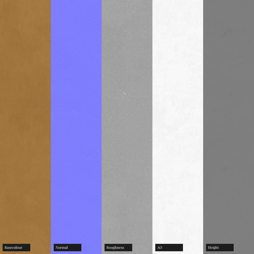 Smooth Desert Adobe Plaster PBR Texture - Example Scene Visualization | Superellipse