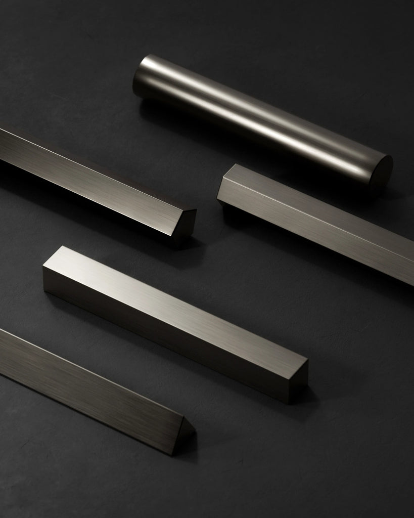 Buffed Linear Brushed Titanium Metal PBR Texture - Example Scene Visualization | Superellipse