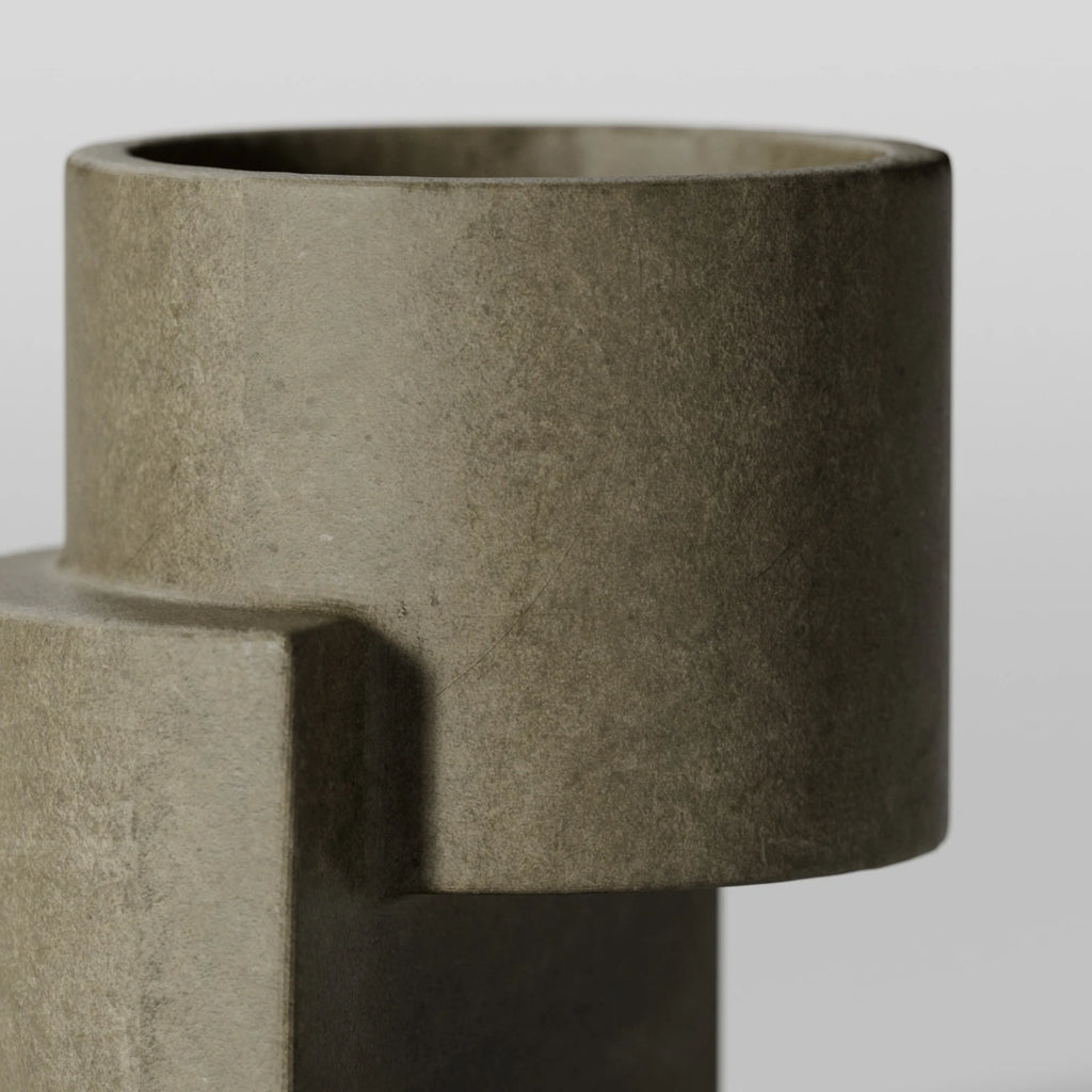 Moss Green Pigmented Concrete PBR Texture - Example Scene Visualization | Superellipse