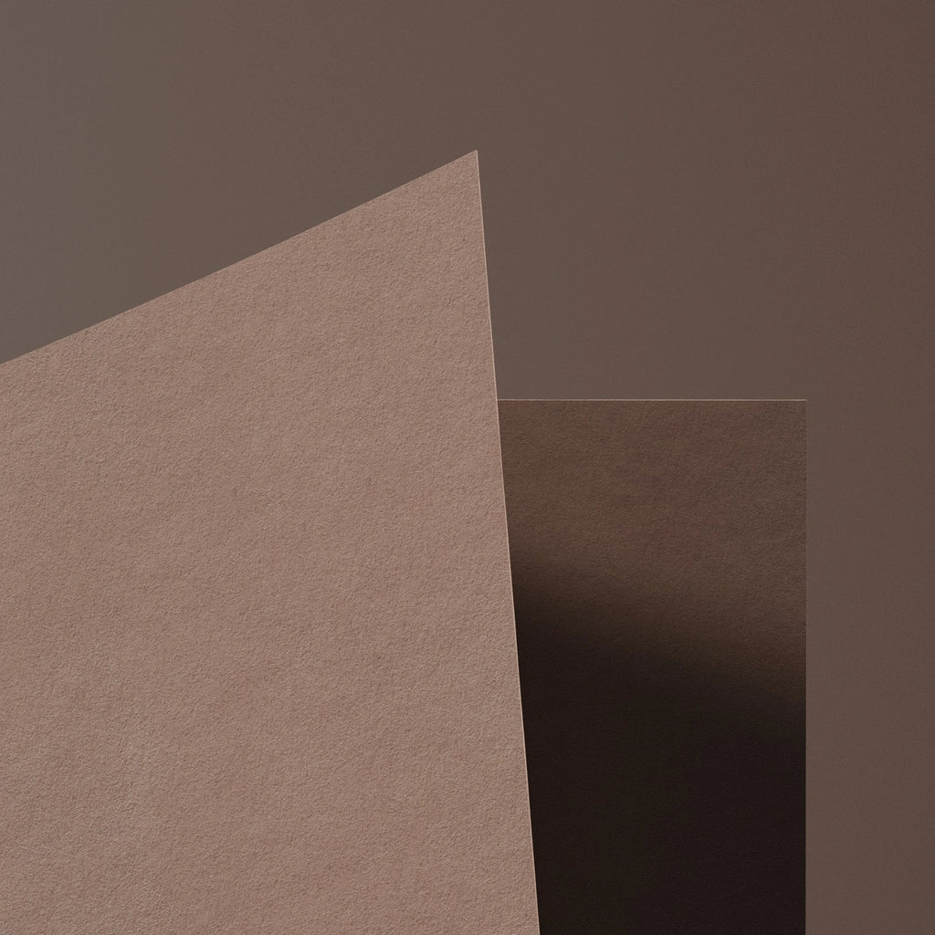 Textured Cocoa Brown 135gsm Paper PBR Texture - Example Scene Visualization | Superellipse