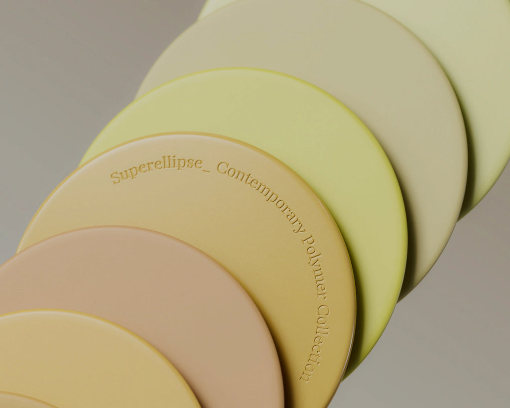 Cane Beige Gloss Finish Plastic PBR Texture - Example Scene Visualization | Superellipse