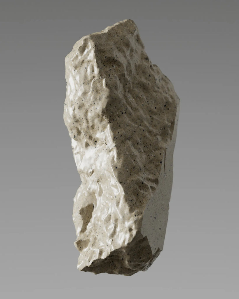 Sahara Beige Polished Granite Slab PBR Texture - Example Scene Visualization | Superellipse