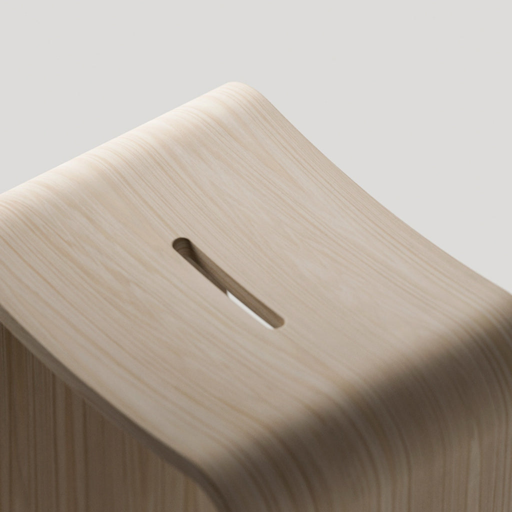 Ash Crown Cut Bonded Natural Veneer Wood PBR Texture - Example Scene Visualization | Superellipse