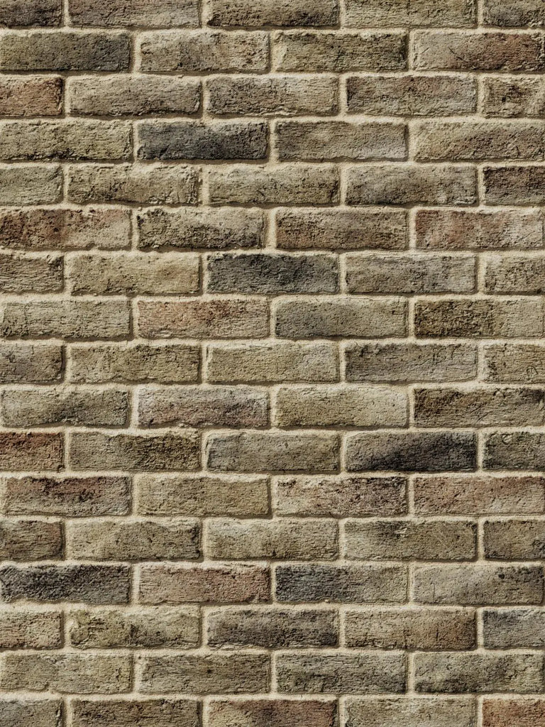 London Mixed Stock Brick Running Bond PBR Texture - Example Scene Visualization | Superellipse