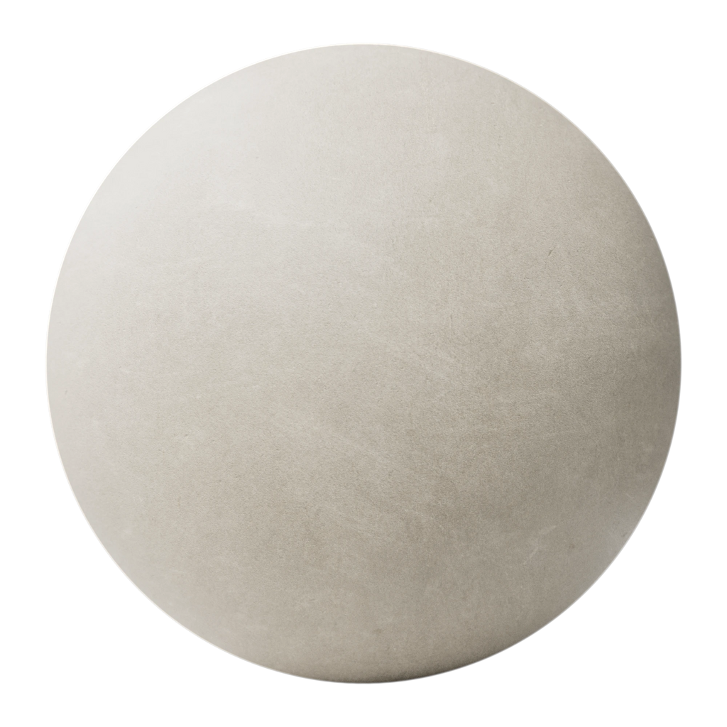 Cream Buff Pigmented Concrete PBR Texture - Sphere Swatch Preview | Superellipse