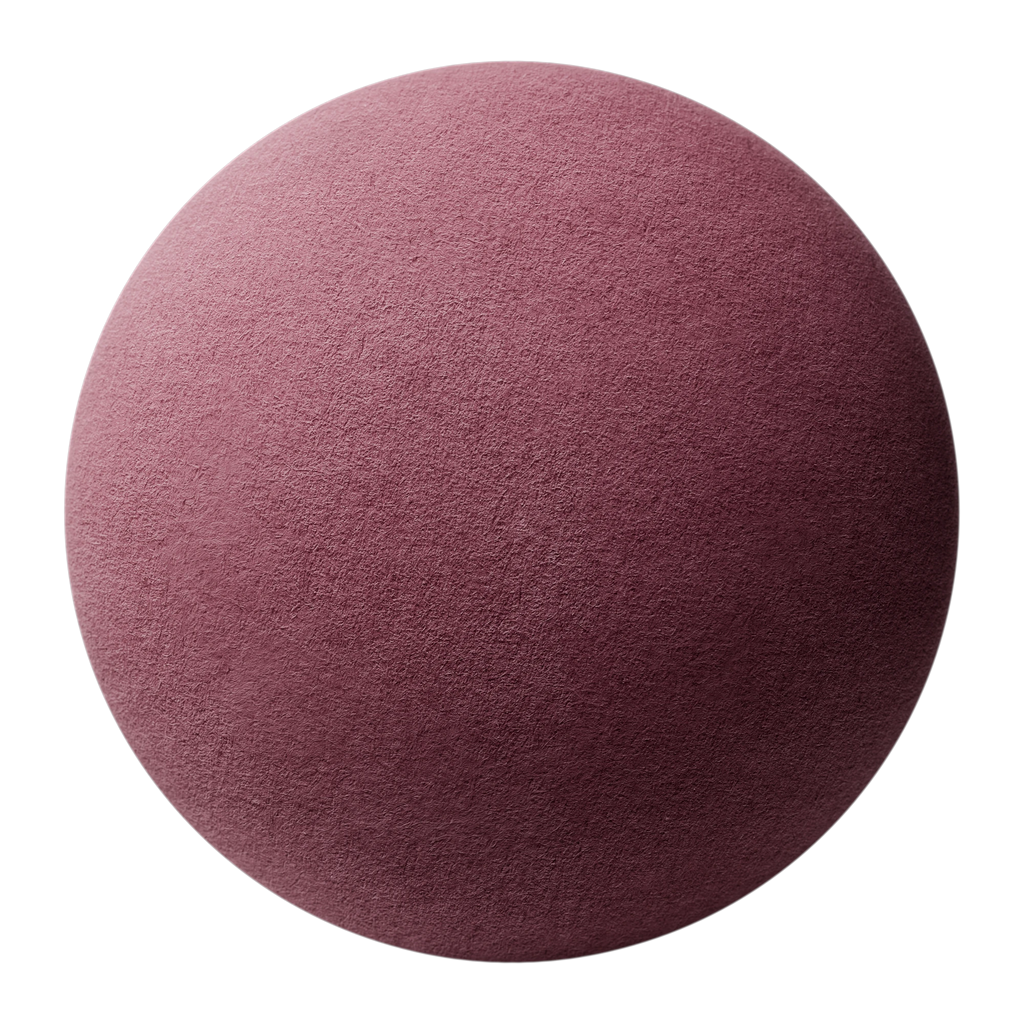 Textured Deep Claret 135gsm Paper PBR Texture - Sphere Swatch Preview | Superellipse
