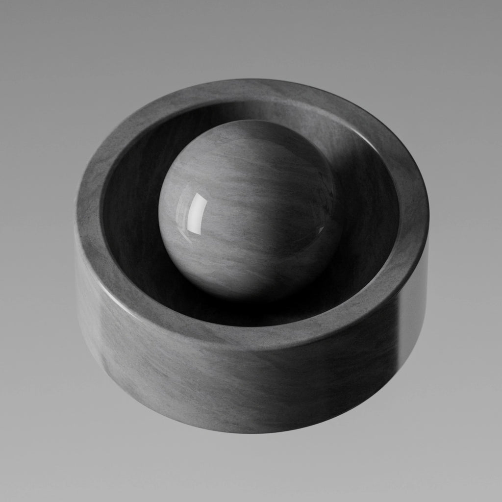 Dark Soapstone Polished PBR Texture - Example Scene Visualization | Superellipse