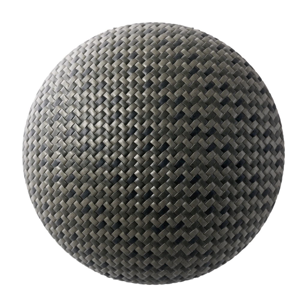 Tactical Khaki Braided Cord PBR Texture - Sphere Swatch Preview | Superellipse