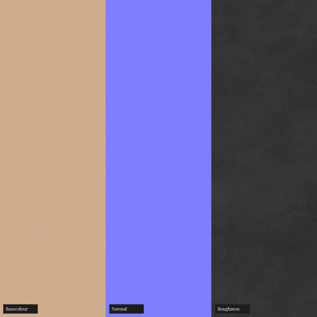 Faded Terracotta Orange Gloss Finish Plastic PBR Texture - Example Scene Visualization | Superellipse