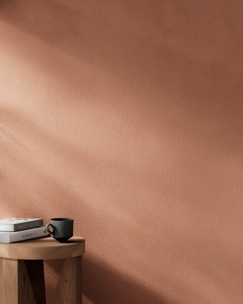 Terracotta Pigmented Stucco Facade PBR Texture - Example Scene Visualization | Superellipse