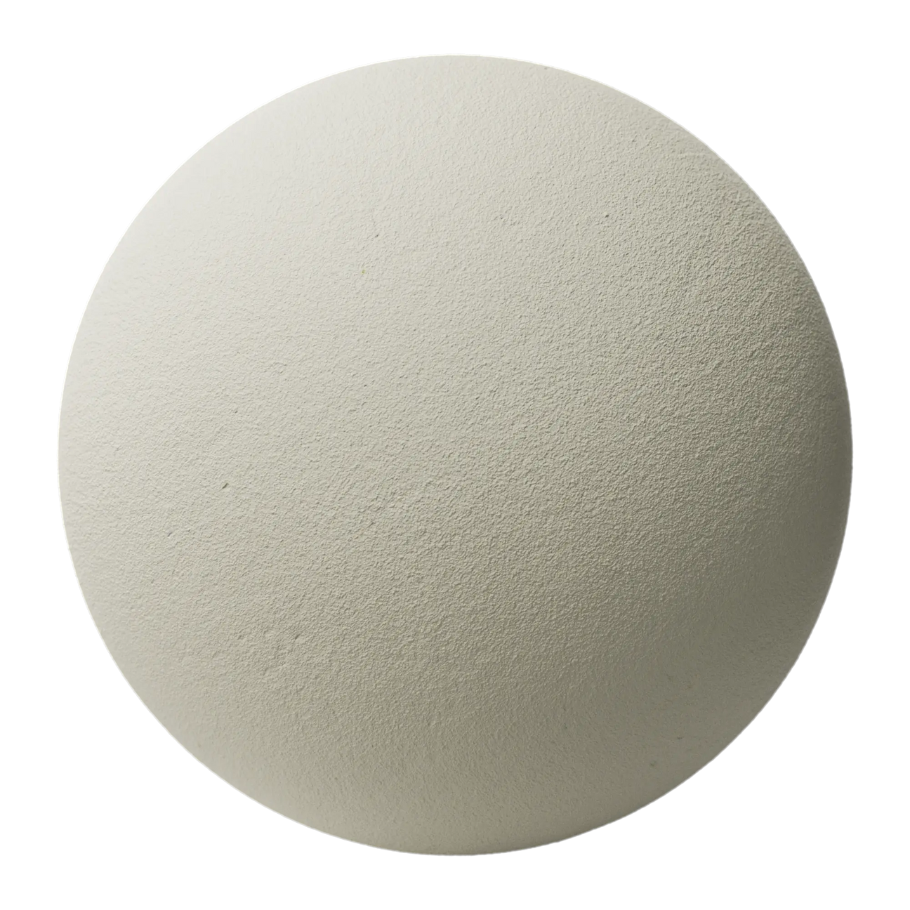 White Pozzolans Clay Finishing Plaster PBR Texture - Sphere Swatch Preview | Superellipse
