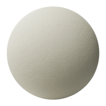 White Pozzolans Clay Finishing Plaster PBR Texture - Sphere Swatch Preview | Superellipse