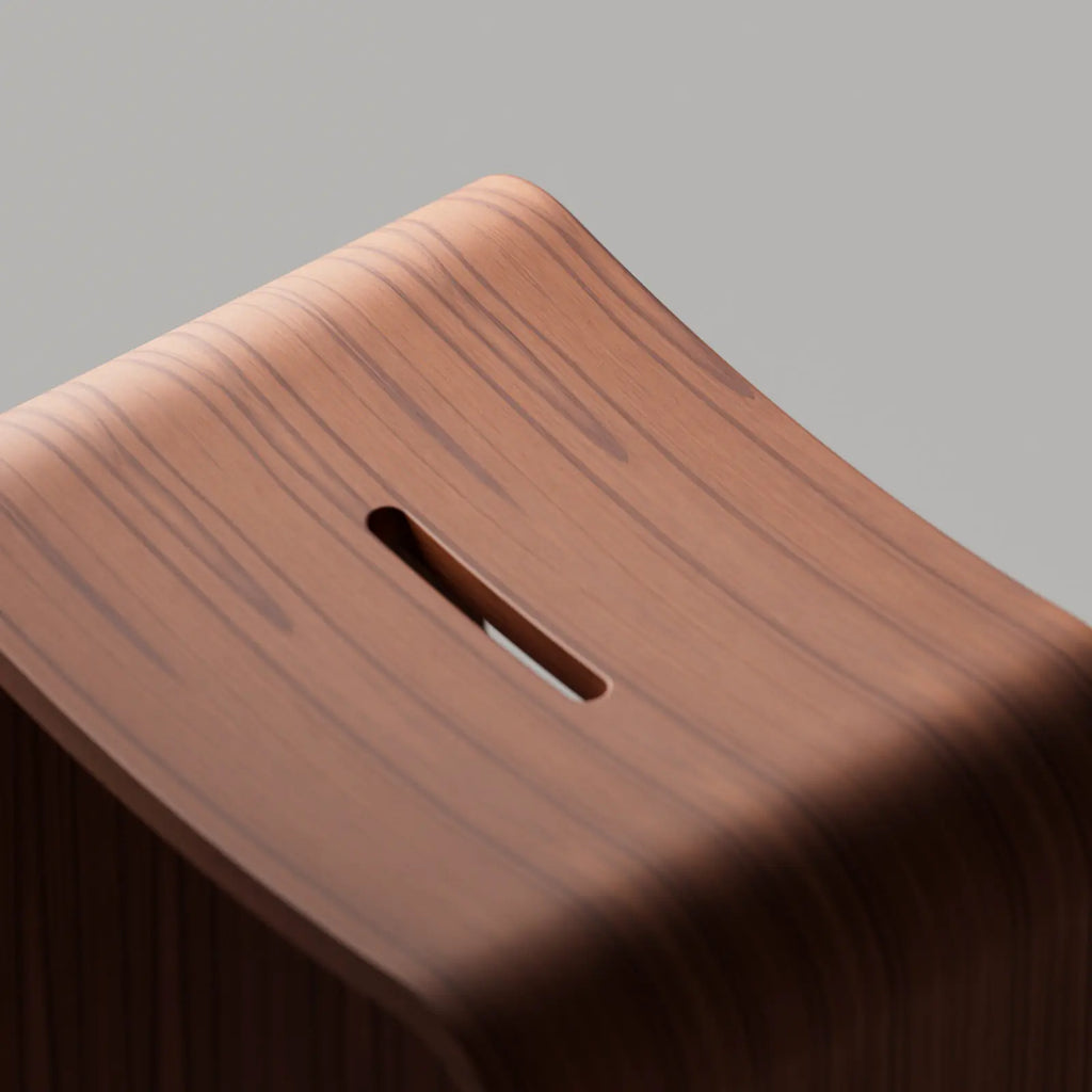 Rosewood Book Matched Oiled Veneer Wood PBR Texture - Example Scene Visualization | Superellipse