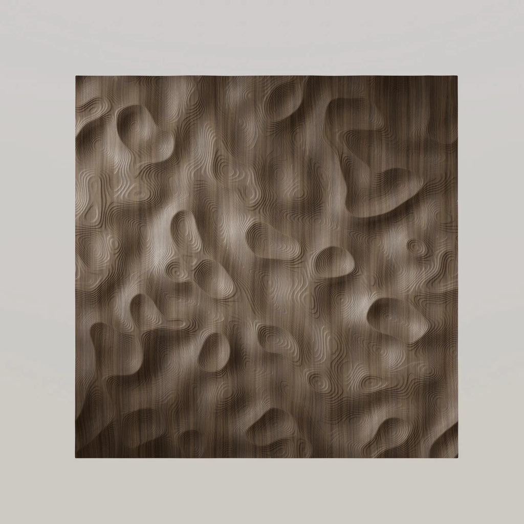 Raw Milled Oak Wood Unfinished PBR Texture - Example Scene Visualization | Superellipse