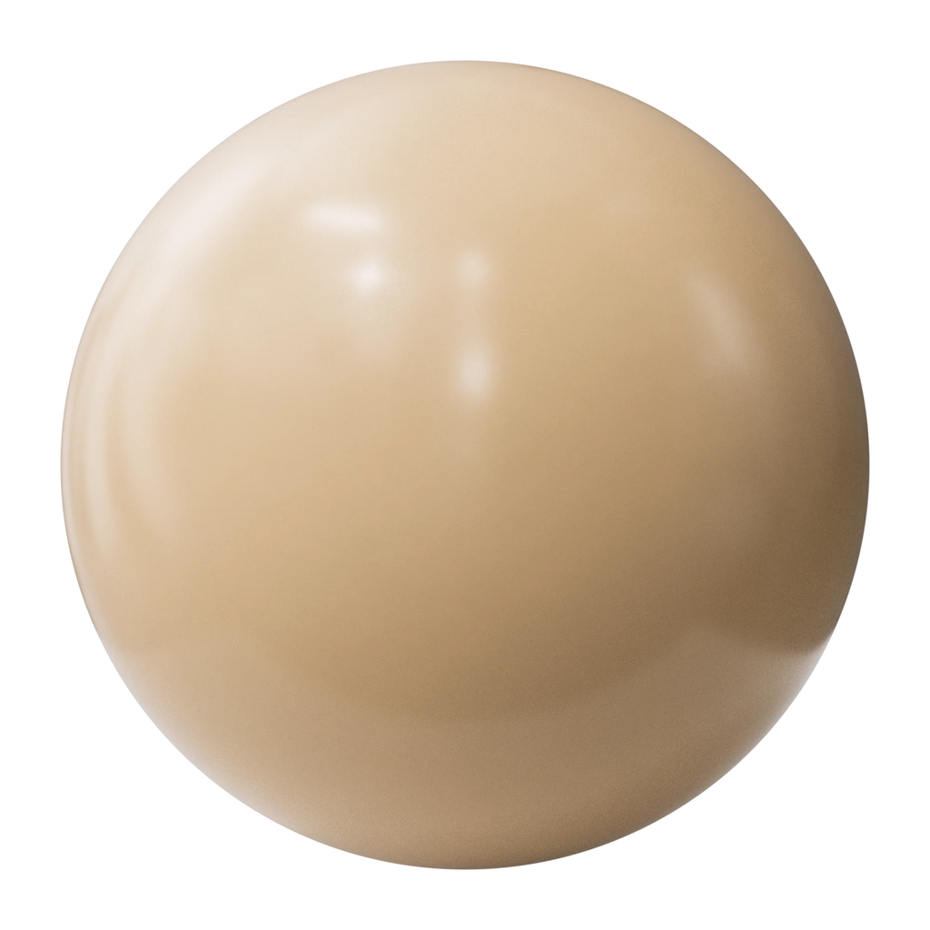 Faded Terracotta Orange Gloss Finish Plastic PBR Texture - Sphere Swatch Preview | Superellipse