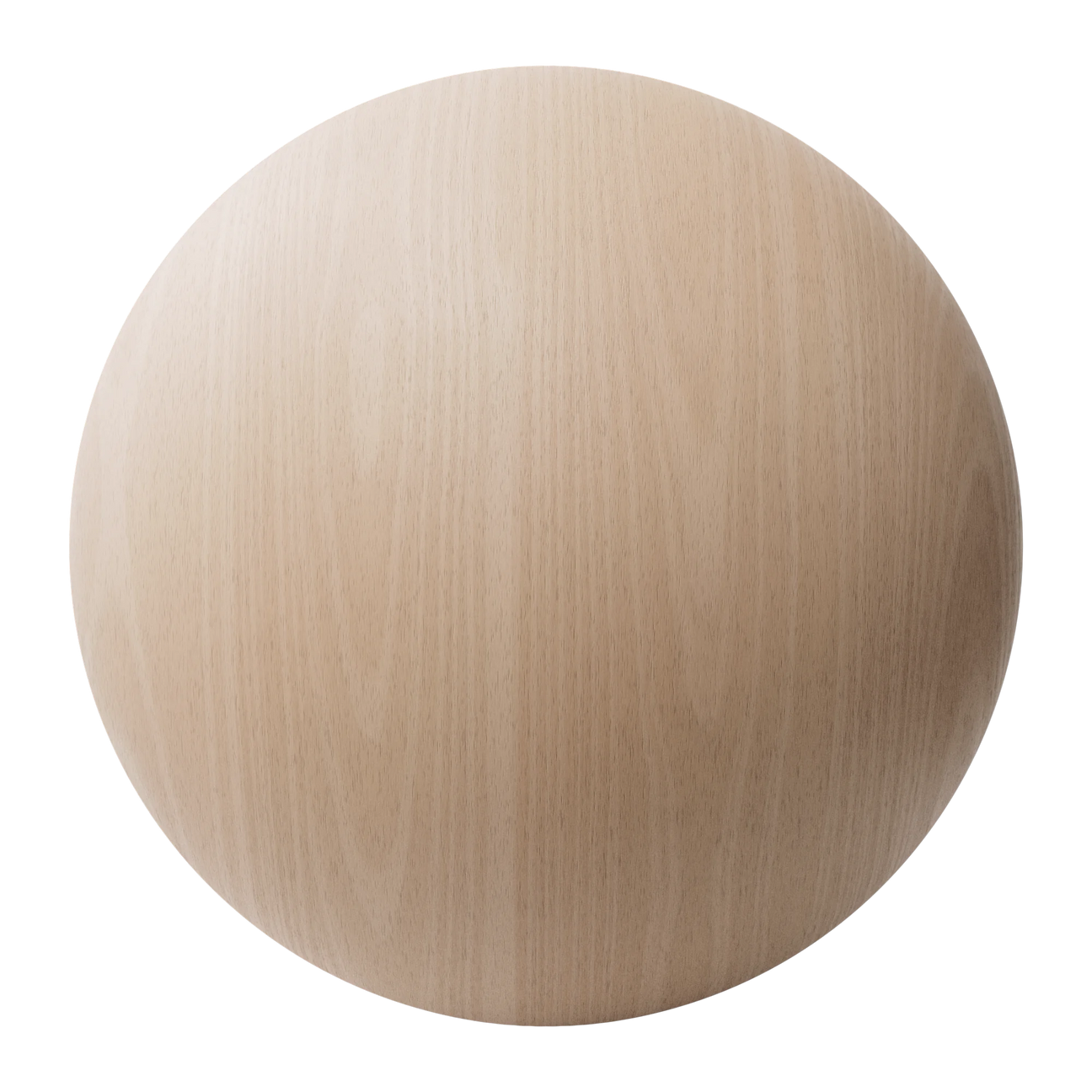 Beech Crown Cut Bonded Veneer Wood PBR Texture - Sphere Swatch Preview | Superellipse